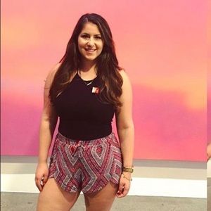 Hollister tribal print shorts